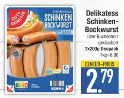 E-Center Delikatess Schinken-Bockwurst Angebot