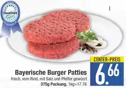 E-Center Bayerische Burger Patties Angebot