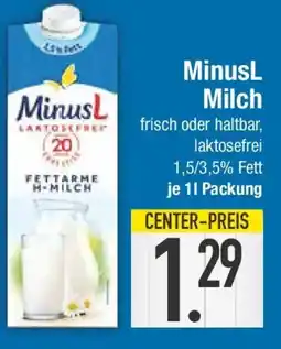 E-Center MinusL Milch Angebot