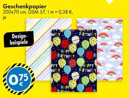 TEDi Geschenkpapier Angebot