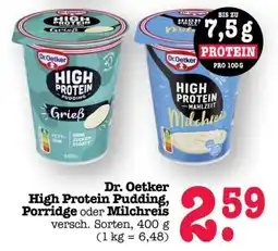 Scheck-in-Center Dr. Oetker High Protein Pudding Angebot