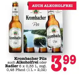 Scheck-in-Center Krombacher Pils Angebot