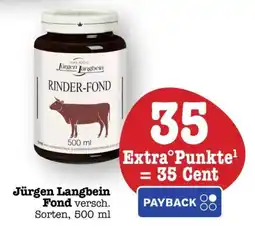 Scheck-in-Center Jürgen Langbein Fond Angebot