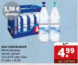 Getränke Quelle BAD HARZBURGER Mineralwasser Angebot