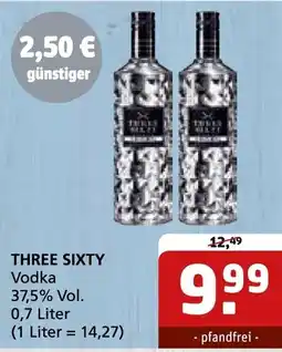 Getränke Quelle THREE SIXTY Vodka Angebot
