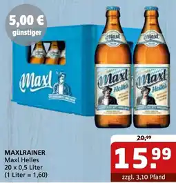 Getränke Quelle Maxl Helles Angebot