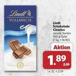 Combi Lindt Vollmilch Angebot