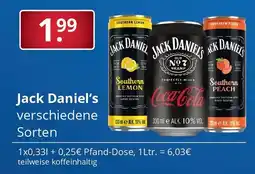 Sagasser Jack Daniel's verschiedene Sorten Angebot
