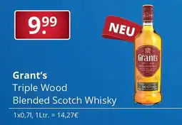 Sagasser Grant's Triple Wood Blended Scotch Whisky Angebot