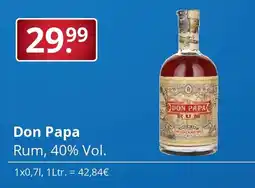 Sagasser Don Papa Rum Angebot