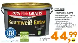 Globus Baumarkt PRIMASTER Raumweiß Extra Angebot