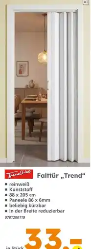 Globus Baumarkt Falttür „Trend“ Angebot