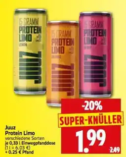 Edeka Herkules Juuz Protein Limo Angebot