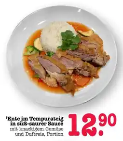 Scheck-in-Center Ente im Tempurateig in süß-saurer Sauce Angebot