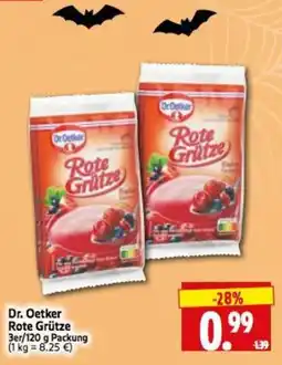Edeka Herkules Dr. Oetker Rote Grütze Angebot