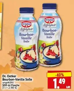 Edeka Herkules Dr. Oetker Bourbon-Vanille Soße Angebot