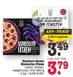 Scheck-in-Center Gustavo Gusto Steinofen Pizza Angebot