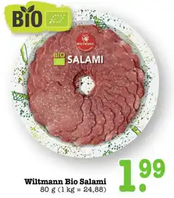Scheck-in-Center Wiltmann Bio Salami Angebot