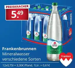 Sagasser Frankenbrunnen Mineralwasser Angebot