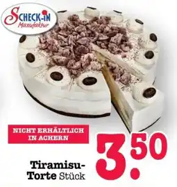Scheck-in-Center Scheck-in Tiramisu-Torte Angebot