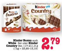 Scheck-in-Center Kinder Bueno White Angebot