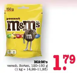 Scheck-in-Center M&M's Angebot