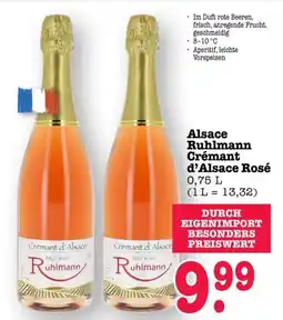 Scheck-in-Center Alsace Ruhlmann Crémant d'Alsace Rosé Angebot