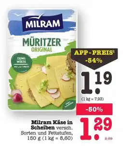 Scheck-in-Center Milram Müritzer Original Angebot