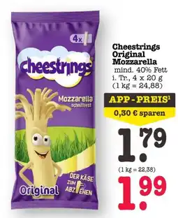 Scheck-in-Center Cheestrings Original Mozzarella Angebot