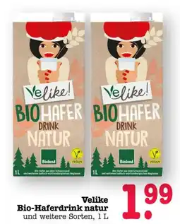 Scheck-in-Center Velike Bio-Haferdrink natur Angebot