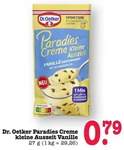 Scheck-in-Center Dr. Oetker Paradies Creme kleine Auszeit Vanille Angebot