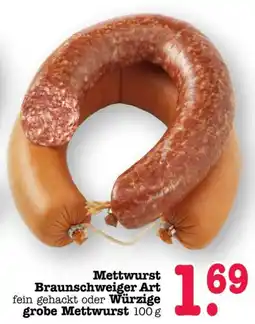 Scheck-in-Center Mettwurst Braunschweiger Art Angebot