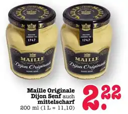 Scheck-in-Center Maille Originale Dijon Senf Angebot