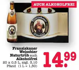 Scheck-in-Center Franziskaner Weissbier Angebot