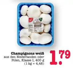 Scheck-in-Center Champignons weiß Angebot