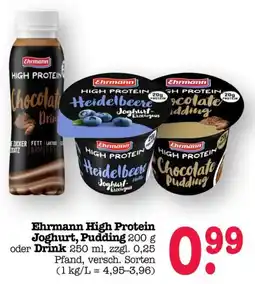 Scheck-in-Center Ehrmann High Protein Joghurt, Pudding Angebot