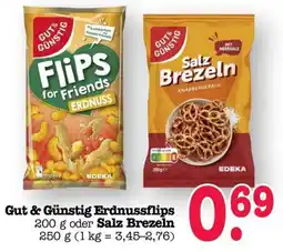 Scheck-in-Center Gut & Günstig Erdnussflips Angebot