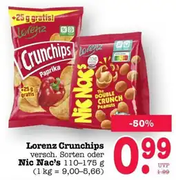 Scheck-in-Center Lorenz Crunchips Nic Nac's Angebot