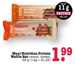 Scheck-in-Center Maxi Nutrition Protein Waffle Bar Angebot