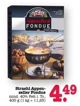Scheck-in-Center Straehl Appenzeller Fondue Angebot