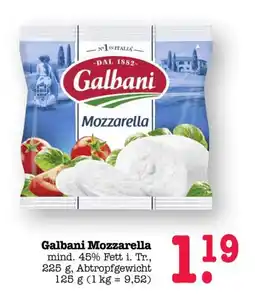 Scheck-in-Center Galbani Mozzarella Angebot