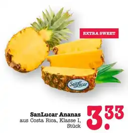 Scheck-in-Center SanLucar Ananas Angebot
