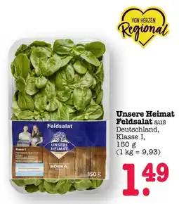 Scheck-in-Center Unsere Heimat Feldsalat Angebot