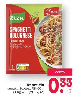 Scheck-in-Center Knorr Fix Angebot