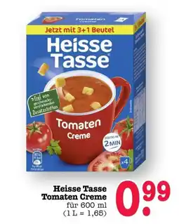 Scheck-in-Center Heisse Tasse Tomaten Creme Angebot