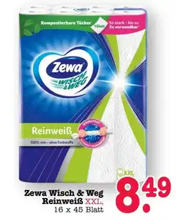 Scheck-in-Center Zewa Wisch & Weg Reinweiß XXL Angebot
