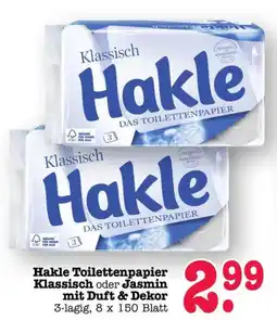 Scheck-in-Center Hakle Toilettenpapier Klassisch Angebot