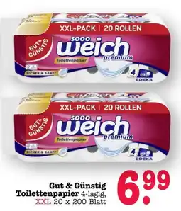 Scheck-in-Center Gut & Günstig Toilettenpapier Angebot