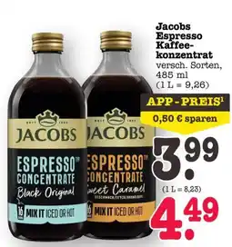 Scheck-in-Center Jacobs Espresso Kaffee-konzentrat Angebot