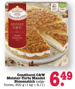 Scheck-in-Center Conditorei C&W Meister-Torte Mandel Bienenstich Angebot